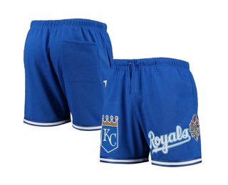 Men's MLB Kansas City Royals Pro Standard Royal 2015 World Series Mesh Shorts