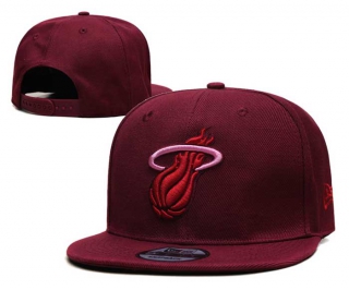 NBA Miami Heat New Era Burgundy 9FIFTY Snapback Hat 2034