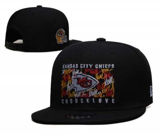 NFL Kansas City Chiefs New Era x Ruben Rojas Black Choose Love 9FIFTY Snapback Hat 6057