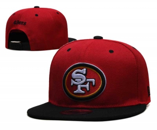 NFL San Francisco 49ers New Era Red Black 2-Tone 9FIFTY Snapback Hat 6061