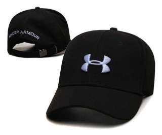 Wholesale Under Armour Curved Brim Baseball Adjustable Hat Black 2004