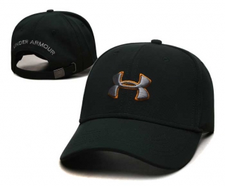 Wholesale Under Armour Curved Brim Baseball Adjustable Hat Black 2006