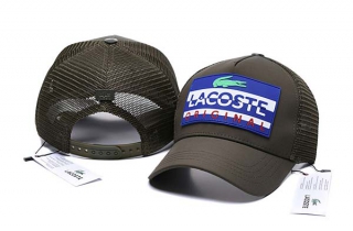 Wholesale Lacoste Curved Brim Trucker Snapback Hats Graphite 7021