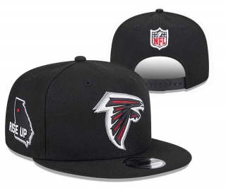 NFL Atlanta Falcons New Era Black 2024 NFL Draft 9FIFTY Snapback Hat 3030