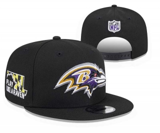 NFL Baltimore Ravens New Era Black 2024 NFL Draft 9FIFTY Snapback Hat 3047