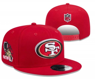 NFL San Francisco 49ers New Era Red 2024 NFL Draft 9FIFTY Snapback Hat 3061