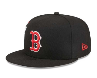 MLB Boston Red Sox New Era Black 9FIFTY Snapback Hat 2054