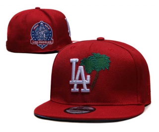 MLB Los Angeles Dodgers New Era Red 60th Anniversary 9FIFTY Snapback Hat 2291