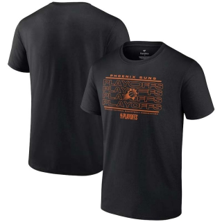 Men's Phoenix Suns Fanatics Branded 2024 NBA Playoffs Fast Break Opportunity Short T-Shirt Black