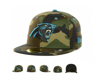 NFL Carolina Panthers New Era Camo 59FIFTY Fitted Hat 1007