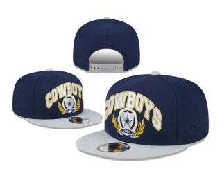 NFL Dallas Cowboys New Era Navy Grey Team Establish 9FIFTY Snapback Hat 6105