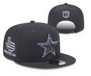NFL Dallas Cowboys New Era Graphite 2024 Draft America's Team Patch 9FIFTY Snapback Cap 3097