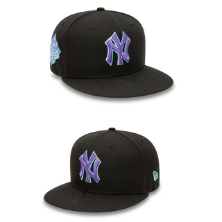 MLB New York Yankees New Era 1999 World Series Black Light 9FIFTY Snapback Hat Black 2270