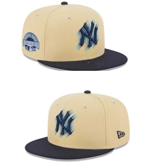 MLB New York Yankees New Era 2009 Inaugural Season 9FIFTY Snapback Hat Cream Navy 2272