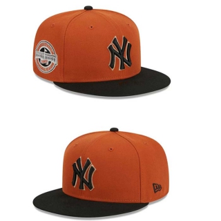 MLB New York Yankees New Era 2009 Inaugural Season 9FIFTY Snapback Hat Orange Black 2273