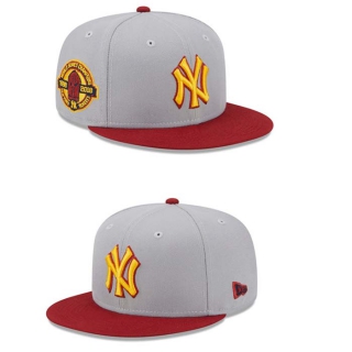 MLB New York Yankees New Era World Series Champions Navy Undervisor 9FIFTY Snapback Hat Gray Red 2284