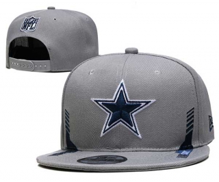 NFL Dallas Cowboys New Era Gray 2021 NFL Sideline Home 9FIFTY Snapback Hat 2046