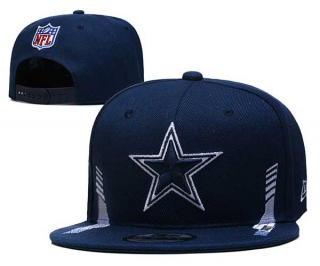 NFL Dallas Cowboys New Era Navy 2021 NFL Sideline Home 9FIFTY Snapback Hat 2048