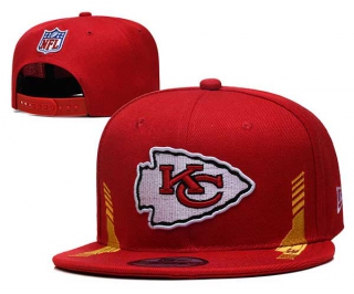 NFL Kansas City Chiefs New Era Red 2021 NFL Sideline Home 9FIFTY Snapback Hat 2020