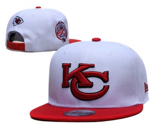NFL Kansas City Chiefs New Era White Red City Originals 60th Season Side Patch Embroidery 9FIFTY Snapback Hat 6065