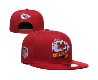 NFL Kansas City Chiefs New Era Red 2022 NFL Sideline 9FIFTY Snapback Hat 6069
