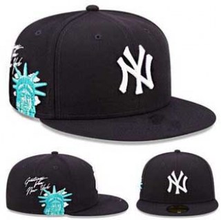 MLB New York Yankees New Era Cloud Icon Side Patch 9FIFTY Snapback Hat Navy 2303