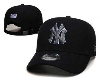 MLB New York Yankees New Era Curved Brim 9FORTY Adjustable Hat Black Graphite 2304