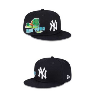 MLB New York Yankees New Era Stateview 9FIFTY Snapback Hat Navy 2332