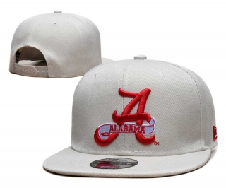 NCAA Alabama Crimson Tide New Era Cream 9FIFTY Snapback Hats 6018