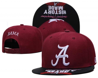 NCAA Alabama Crimson Tide New Era Crimson Black 9FIFTY Snapback Hats 6020