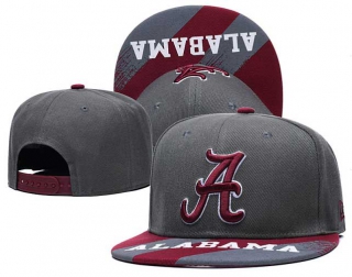 NCAA Alabama Crimson Tide New Era Gray 9FIFTY Snapback Hats 6021