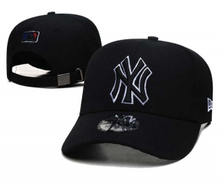 MLB New York Yankees New Era Curved Brim Back Patch 9FORTY Adjustable Hat Black 2354