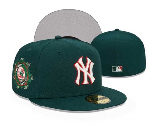 MLB New York Yankees New Era Dark Green Spice Berry 1949 World Series Side Patch 59FIFTY Fitted Hat 3019