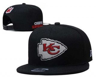 NFL Kansas City Chiefs New Era Black Chiefs Kingdom Side Patch 9FIFTY Snapback Hat 3075