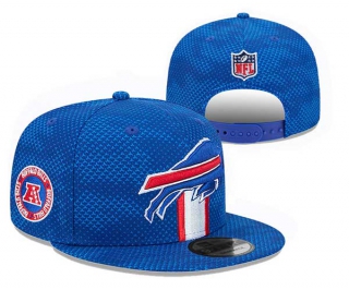 NFL Buffalo Bills New Era Royal 2024 Sideline Side Patch 9FIFTY Snapback Hat 3053