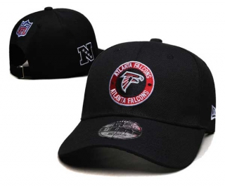 NFL Atlanta Falcons New Era Black 2024 Sideline Side Patch 9FIFTY Adjustable Hat 6038