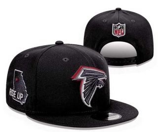 NFL Atlanta Falcons New Era Graphite 2024 Draft RISE UP Side Patch 9FIFTY Snapback Hat 2033