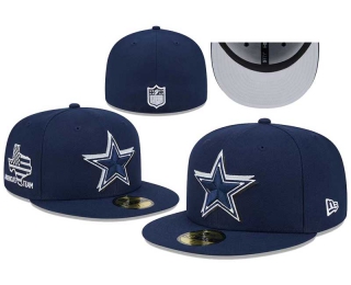 Wholesale NFL Dallas Cowboys New Era 2024 Draft Side Patch 59FIFTY Fitted Hat Navy 8001