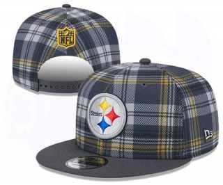 NFL Pittsburgh Steelers New Era Gray 2024 Sideline Statement 9FIFTY Snapback Hat 3062