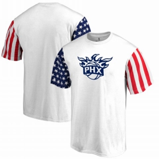 Men's NBA Phoenix Suns Fanatics Branded Stars & Stripes T-Shirt White