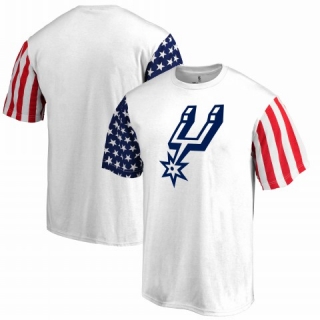 Men's NBA San Antonio Spurs Fanatics Branded Stars & Stripes T-Shirt - White