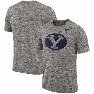 NCAA Nike BYU Cougars Charcoal 2018 Player Travel Legend Performance T-Shirt