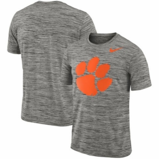 NCAA Nike Clemson Tigers Charcoal 2018 Player Travel Legend Performance T-Shirt