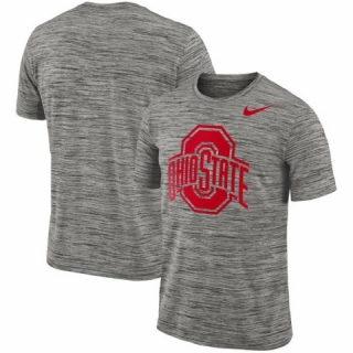 NCAA Nike Ohio State Buckeyes Charcoal 2018 Player Travel Legend Performance T-Shirt