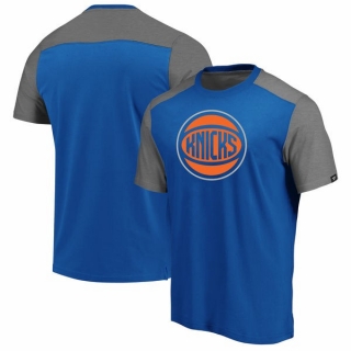 Men's NBA New York Knicks Fanatics Branded Big & Tall Iconic T-Shirt – BlueHeathered Gray