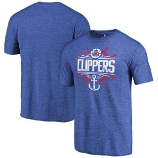 Men's NBA Fanatics Branded LA Clippers Royal Hometown Collection High Tide Tri-Blend T-Shirt