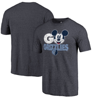 Men's NBA Fanatics Branded Memphis Grizzlies Navy Disney Rally Cry Tri-Blend T-Shirt