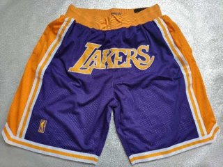 Wholesale Men's NBA Los Angeles Lakers Classics Shorts (3)