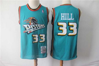 Wholesale NBA Detroit Pistons Hill Retro Jerseys (3)