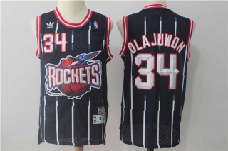 Wholesale NBA HOU Olajuwon Adidas Retro Jerseys (4)